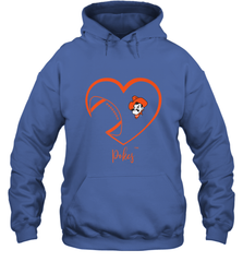 Oklahoma State Cowboys Football Inside Heart  Team Hooded Sweatshirt Hooded Sweatshirt - FordPhuMy