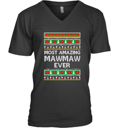 Xmas Gifts for Maw Maw Ugly Christmas gift idea Men's V-Neck