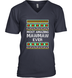 Xmas Gifts for Maw Maw Ugly Christmas gift idea Men's V-Neck