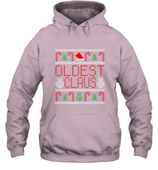 Oldest Claus Santa Hat Christmas Gift Matching Family Ugly Hooded Sweatshirt Hooded Sweatshirt - FordPhuMy