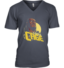Marvel The Defenders Luke Cage Profile Men's V-Neck Men's V-Neck - FordPhuMy