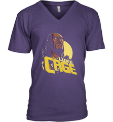 Marvel The Defenders Luke Cage Profile Men's V-Neck Men's V-Neck - FordPhuMy