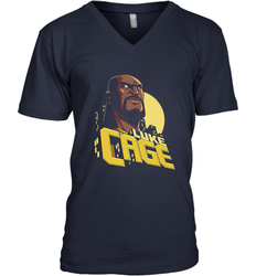 Marvel The Defenders Luke Cage Profile Men's V-Neck