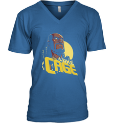 Marvel The Defenders Luke Cage Profile Men's V-Neck Men's V-Neck - FordPhuMy