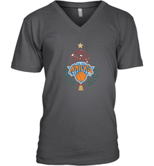 NBA New York Knicks Logo merry Christmas gilf Men's V-Neck Men's V-Neck - FordPhuMy