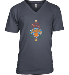 NBA New York Knicks Logo merry Christmas gilf Men's V-Neck Men's V-Neck - FordPhuMy
