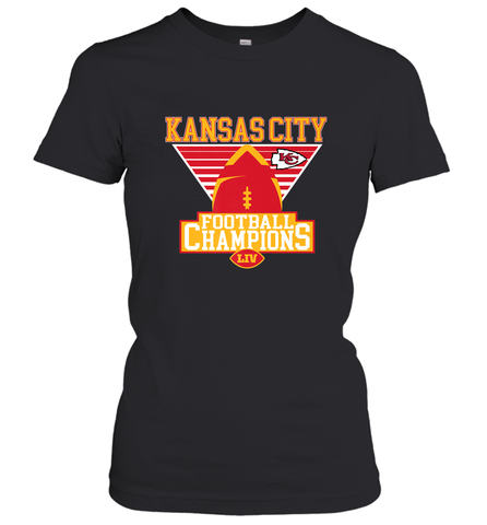 Kansas City Old School Football _ The City Of Champions LIV Women's T-Shirt Women's T-Shirt / Black / S Women's T-Shirt - FordPhuMy
