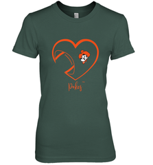 Oklahoma State Cowboys Football Inside Heart  Team Women's Premium T-Shirt Women's Premium T-Shirt - FordPhuMy