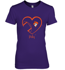 Oklahoma State Cowboys Football Inside Heart  Team Women's Premium T-Shirt Women's Premium T-Shirt - FordPhuMy