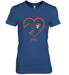 Oklahoma State Cowboys Football Inside Heart  Team Women's Premium T-Shirt Women's Premium T-Shirt - FordPhuMy