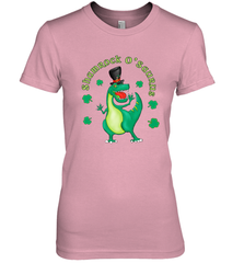 T Rex Dinosaur St. Patrick's Day Irish Funny Women's Premium T-Shirt Women's Premium T-Shirt - FordPhuMy