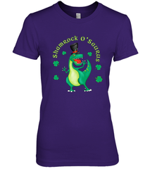 T Rex Dinosaur St. Patrick's Day Irish Funny Women's Premium T-Shirt Women's Premium T-Shirt - FordPhuMy