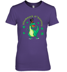 T Rex Dinosaur St. Patrick's Day Irish Funny Women's Premium T-Shirt Women's Premium T-Shirt - FordPhuMy