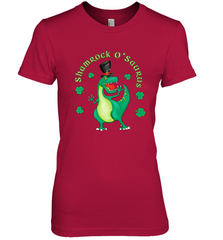 T Rex Dinosaur St. Patrick's Day Irish Funny Women's Premium T-Shirt Women's Premium T-Shirt - FordPhuMy