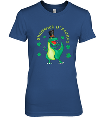 T Rex Dinosaur St. Patrick's Day Irish Funny Women's Premium T-Shirt Women's Premium T-Shirt - FordPhuMy