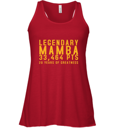 Black Mamba Legendary Mamba Out Farewell Tribute Women's Racerback Tank