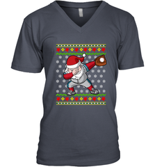 Christmas Dabbing Santa Baseball Gift Men's V-Neck Men's V-Neck - FordPhuMy