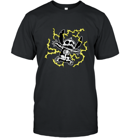 Disney Stitch Skeleton Halloween Men's T-Shirt