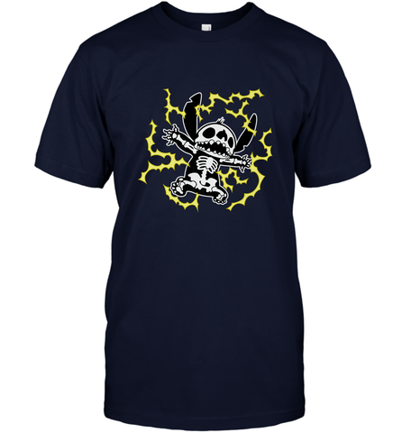 Disney Stitch Skeleton Halloween Men's T-Shirt