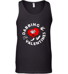 Dabbing Heart For Valentine's Day Art Graphics Heart Gift Men's Tank Top Men's Tank Top - FordPhuMy