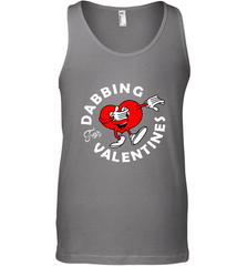 Dabbing Heart For Valentine's Day Art Graphics Heart Gift Men's Tank Top Men's Tank Top - FordPhuMy