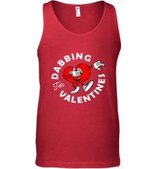 Dabbing Heart For Valentine's Day Art Graphics Heart Gift Men's Tank Top Men's Tank Top - FordPhuMy