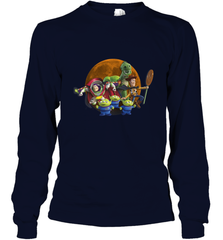 Disney Pixar Toy Story Halloween Moon Group Long Sleeve T-Shirt Long Sleeve T-Shirt - FordPhuMy