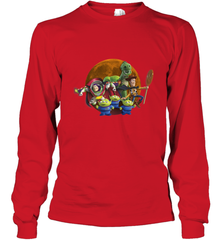 Disney Pixar Toy Story Halloween Moon Group Long Sleeve T-Shirt Long Sleeve T-Shirt - FordPhuMy