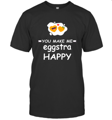 You Make Me Eggstra happy,Funny Valentine His and Her Couple Men's T-Shirt Men's T-Shirt - FordPhuMy