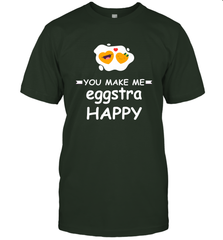 You Make Me Eggstra happy,Funny Valentine His and Her Couple Men's T-Shirt Men's T-Shirt - FordPhuMy