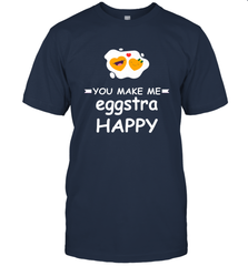 You Make Me Eggstra happy,Funny Valentine His and Her Couple Men's T-Shirt Men's T-Shirt - FordPhuMy