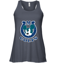 Nfl Colts Champion Mickey Mouse Team Women's Racerback Tank Women's Racerback Tank - FordPhuMy