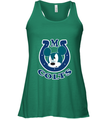 Nfl Colts Champion Mickey Mouse Team Women's Racerback Tank Women's Racerback Tank - FordPhuMy