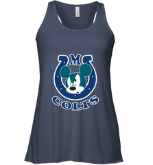 Nfl Colts Champion Mickey Mouse Team Women's Racerback Tank Women's Racerback Tank - FordPhuMy