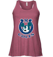 Nfl Colts Champion Mickey Mouse Team Women's Racerback Tank Women's Racerback Tank - FordPhuMy