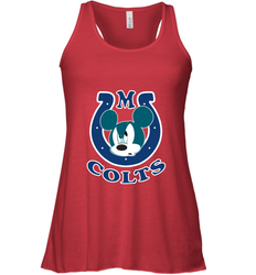 Nfl Colts Champion Mickey Mouse Team Women's Racerback Tank