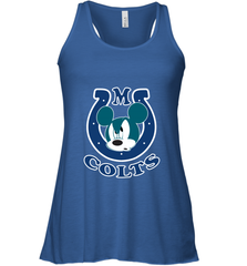 Nfl Colts Champion Mickey Mouse Team Women's Racerback Tank Women's Racerback Tank - FordPhuMy