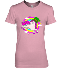 Irish Leprechaun Unicorn Cute St Patricks Day Ireland Women's Premium T-Shirt Women's Premium T-Shirt - FordPhuMy