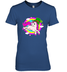 Irish Leprechaun Unicorn Cute St Patricks Day Ireland Women's Premium T-Shirt Women's Premium T-Shirt - FordPhuMy