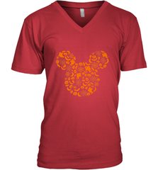 Disney Mickey Mouse Halloween Silhouette Men's V-Neck Men's V-Neck - FordPhuMy