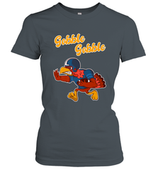 Turkey Football Shirt Funny Thanksgiving Turkey Gobble Gift Women's T-Shirt Women's T-Shirt - FordPhuMy
