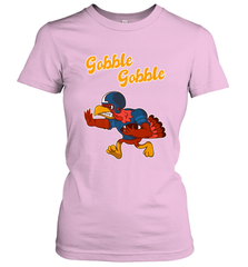 Turkey Football Shirt Funny Thanksgiving Turkey Gobble Gift Women's T-Shirt Women's T-Shirt - FordPhuMy