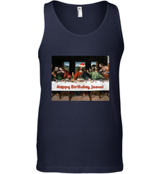 Comics Style Funny Christmas Happy Birthday Jesus Men's Tank Top