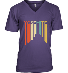 Yosemite National Park Retro Half Dome El Capitan Cali Men's V-Neck Men's V-Neck - FordPhuMy
