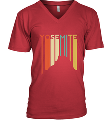 Yosemite National Park Retro Half Dome El Capitan Cali Men's V-Neck Men's V-Neck - FordPhuMy