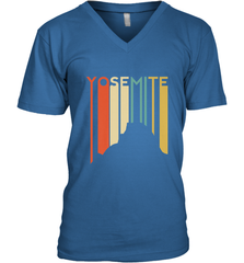 Yosemite National Park Retro Half Dome El Capitan Cali Men's V-Neck Men's V-Neck - FordPhuMy