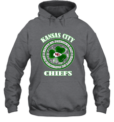 NFL Kansas City Chiefs Logo Happy St Patrick's Day Hooded Sweatshirt Hooded Sweatshirt - FordPhuMy