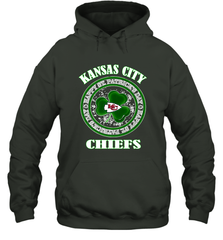 NFL Kansas City Chiefs Logo Happy St Patrick's Day Hooded Sweatshirt Hooded Sweatshirt - FordPhuMy