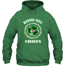 NFL Kansas City Chiefs Logo Happy St Patrick's Day Hooded Sweatshirt Hooded Sweatshirt - FordPhuMy
