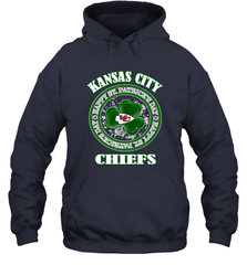 NFL Kansas City Chiefs Logo Happy St Patrick's Day Hooded Sweatshirt Hooded Sweatshirt - FordPhuMy